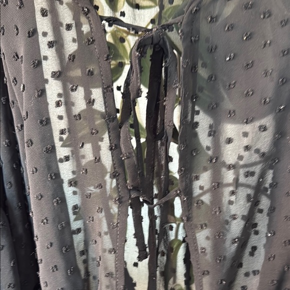 ASOS Vintage look Black Sheer Women's Top - Picture 4 of 4